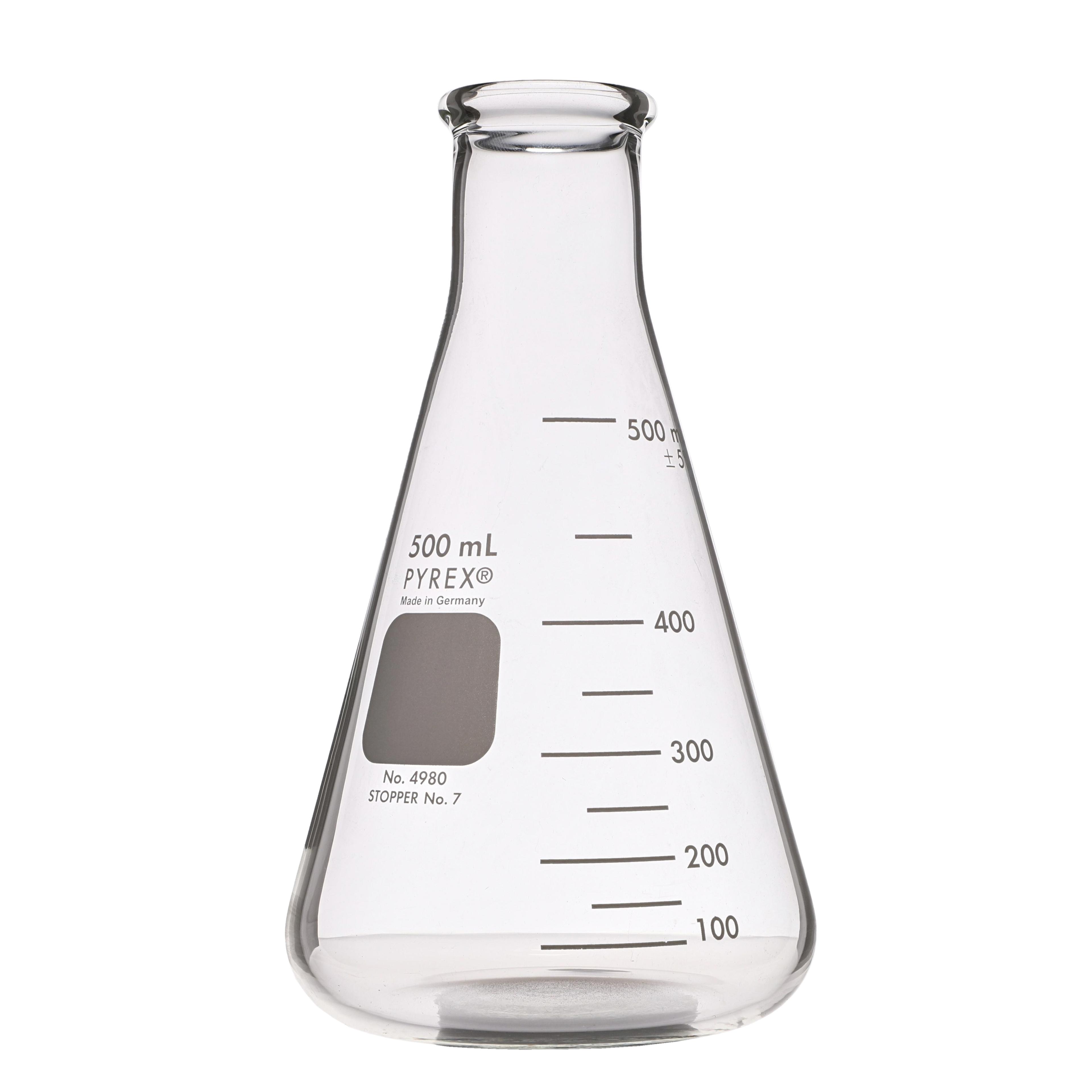 Pyrex Heavy Duty Conical Flask - 500ml - Pack of 6