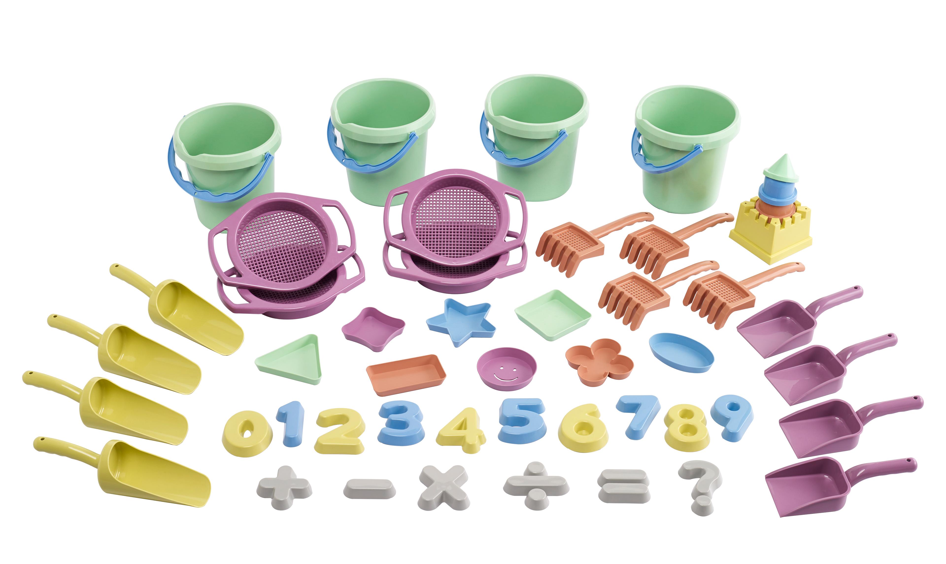 edx education Green-n-Play Sand Tool Set 48pcs