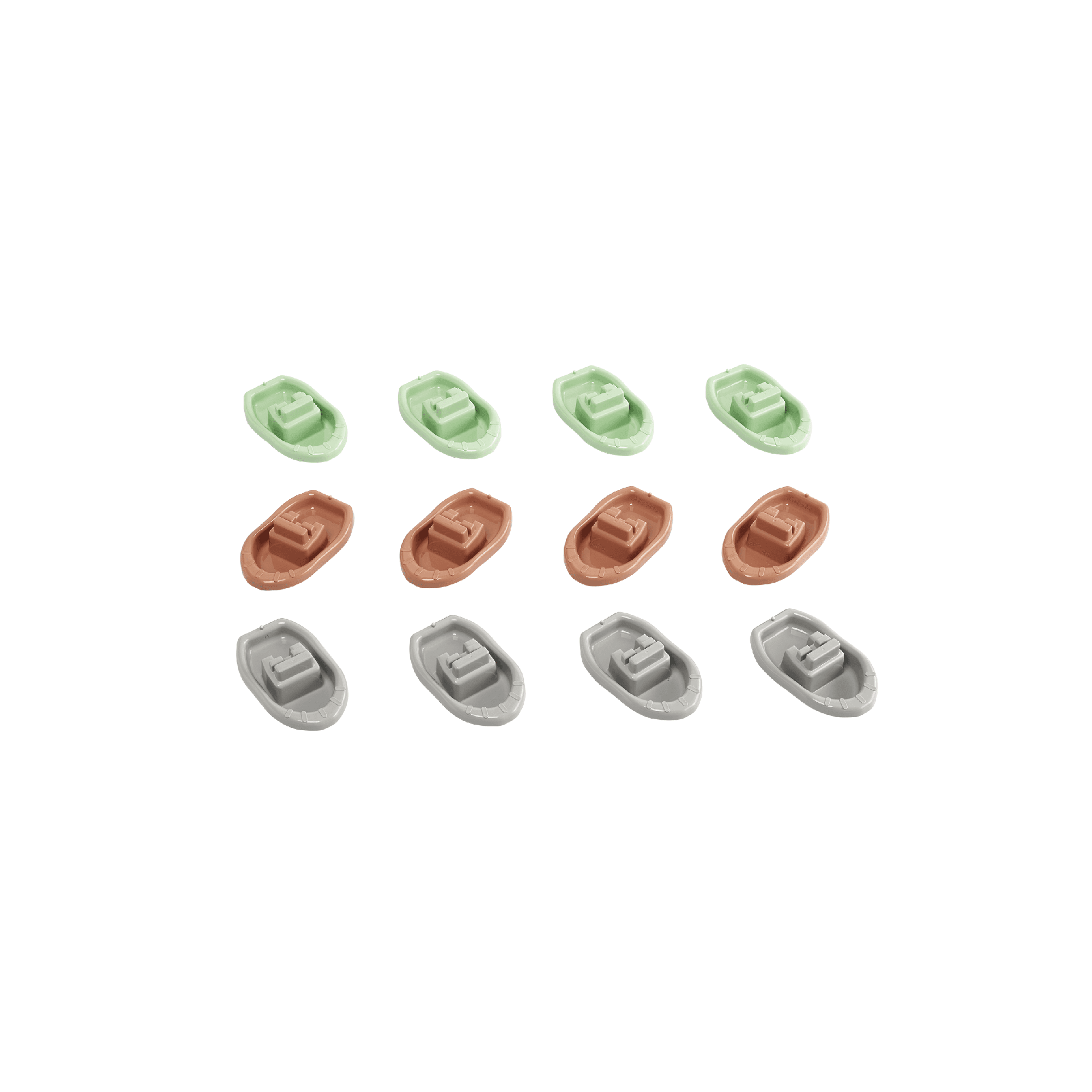 edx education Green-n-Play Tug Boats - Pack of 12