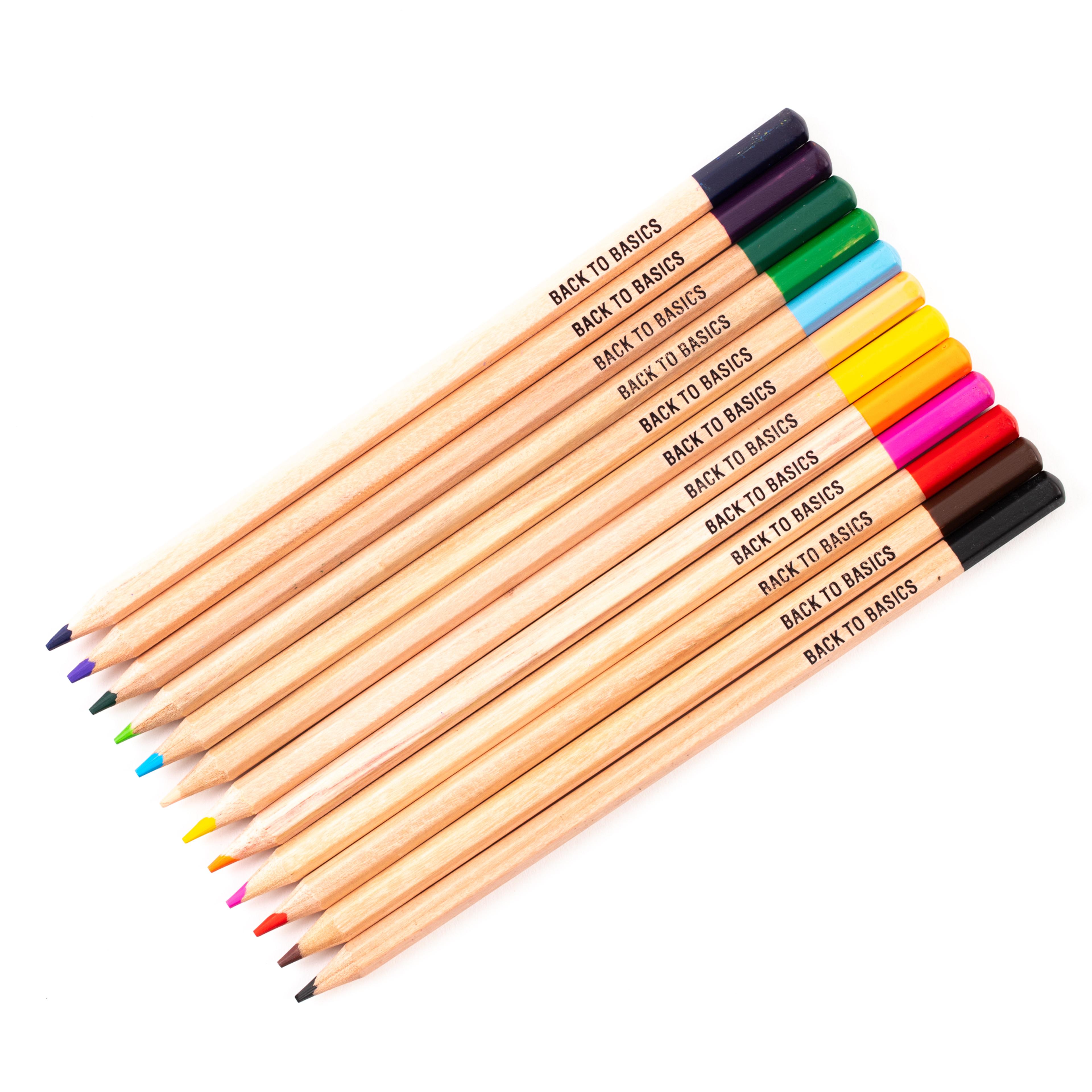 Back To Basics Assorted Colouring Pencils - Pack of 288
