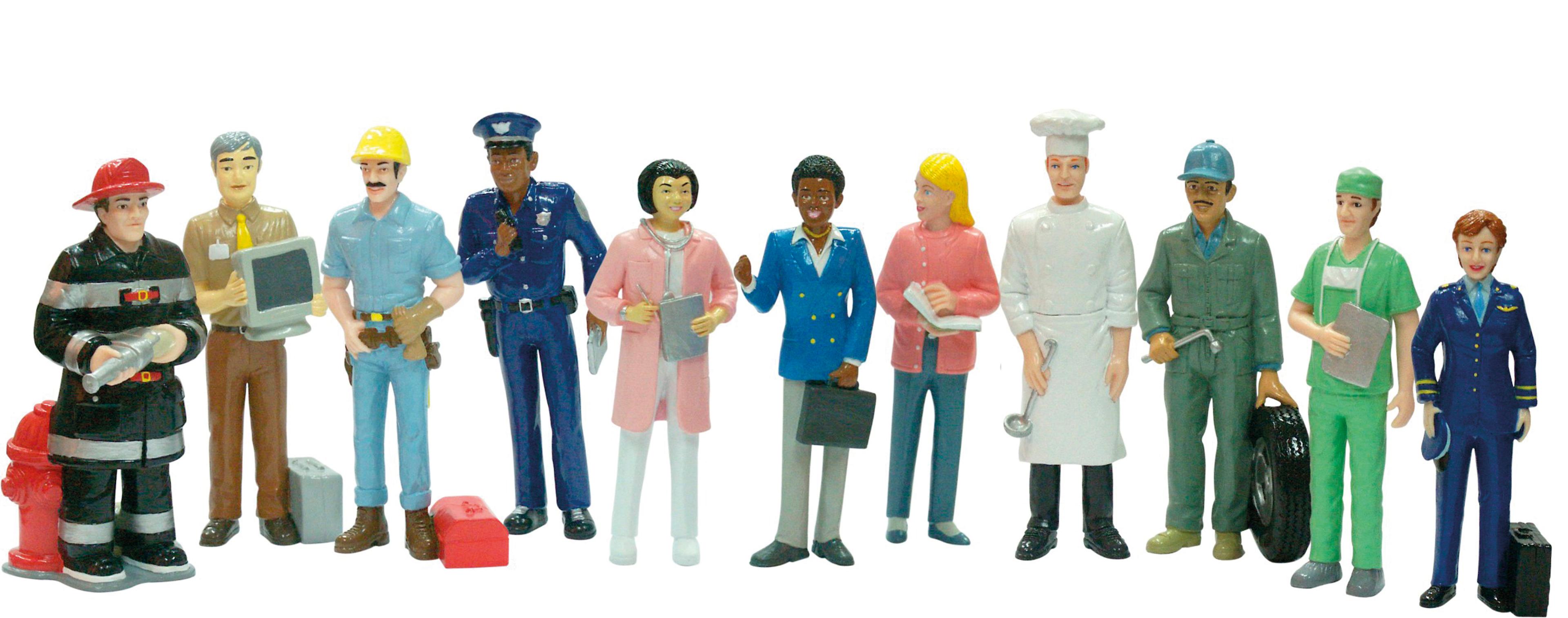 miniland Occupations People - Pack of 11