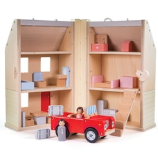 Bigjigs Toys  Folding Dolls House Set