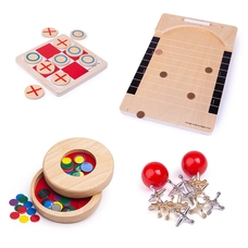 BIGJIGS Toys Traditional Games - Pack of 4