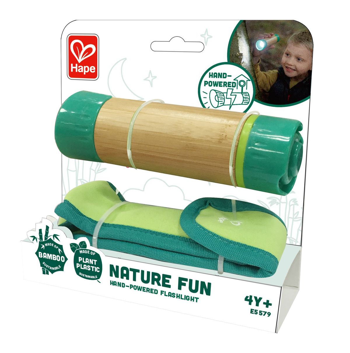 Hape Hand-Powered Flashlight | HP00053198 | Hope