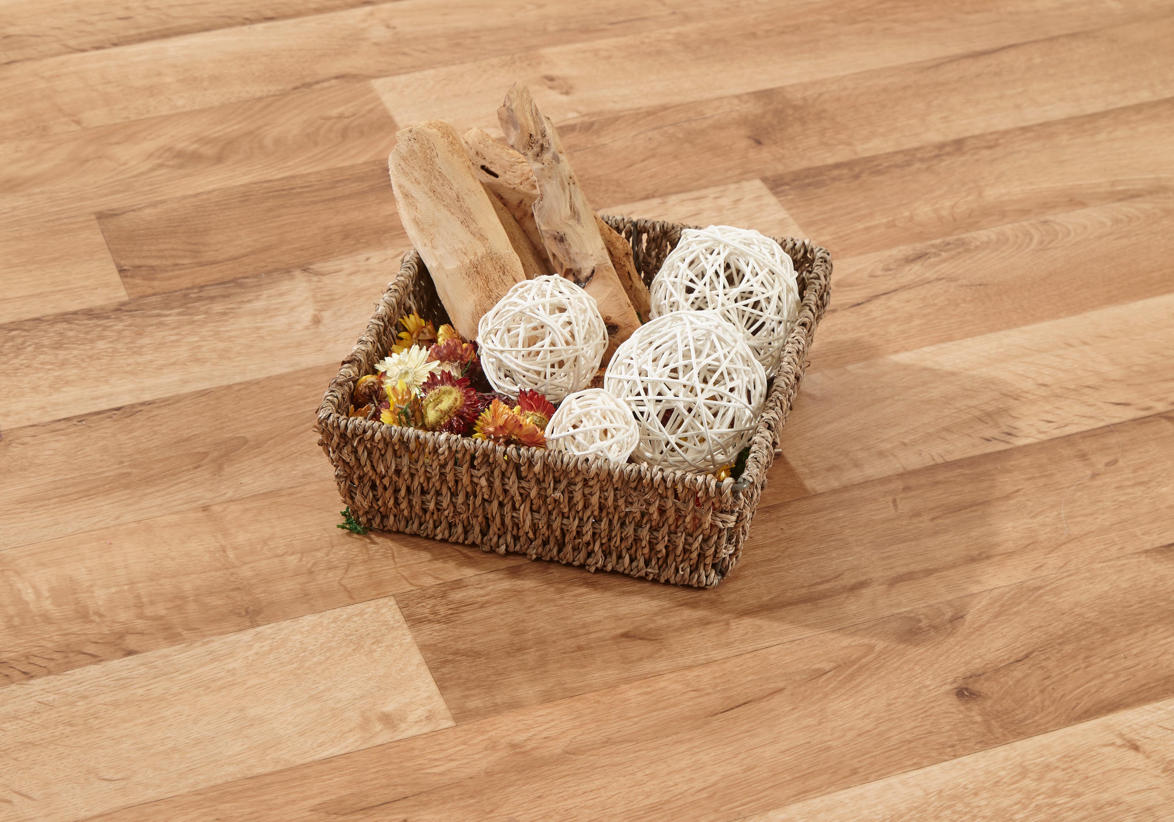 JVL Homeware Solutions Seagrass Square Storage Tray