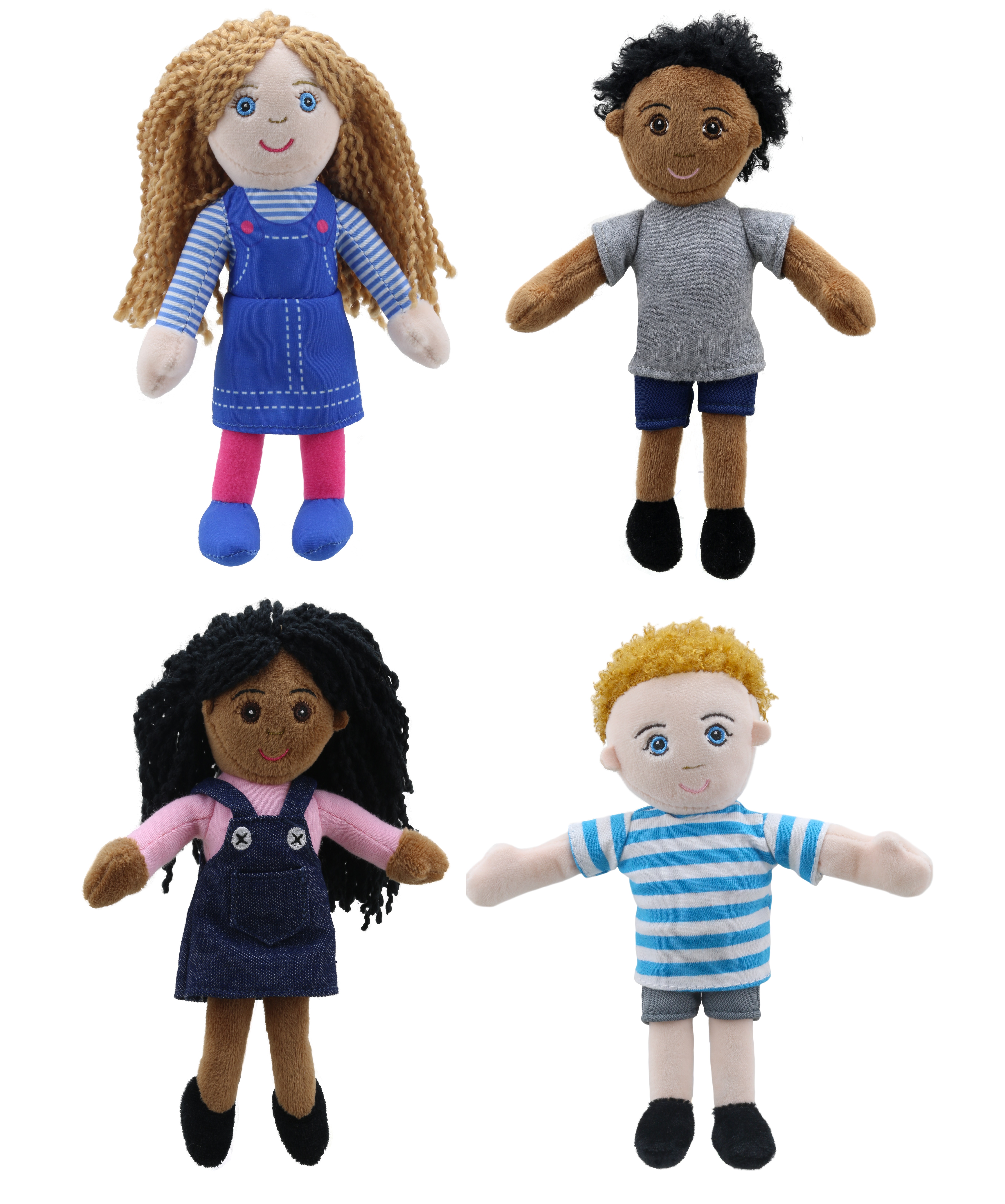 Multicultural cheap finger puppets