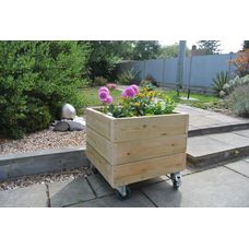 Square Planter on Wheels from Hope Education