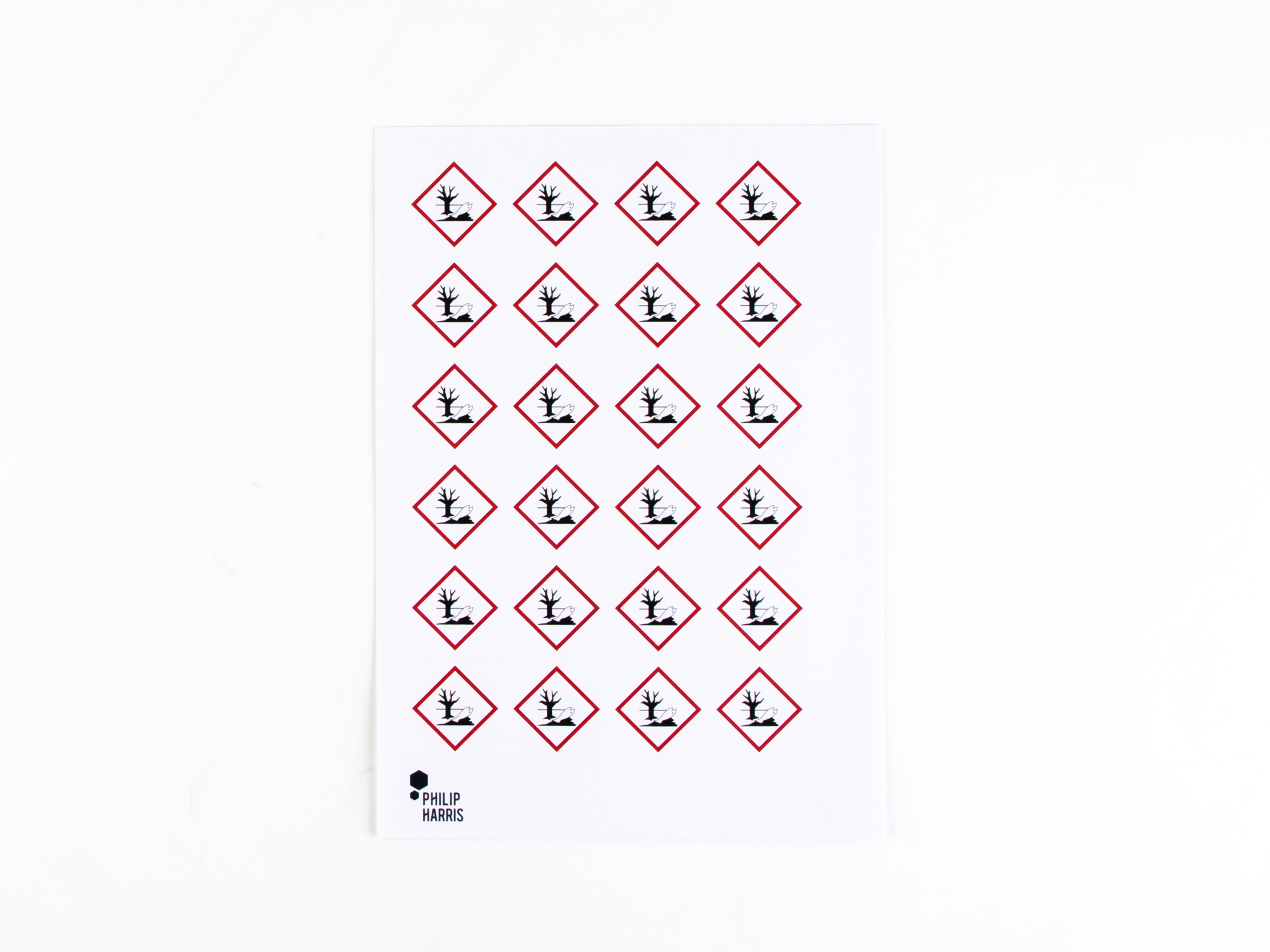 Warning Label Hazardous to Environment