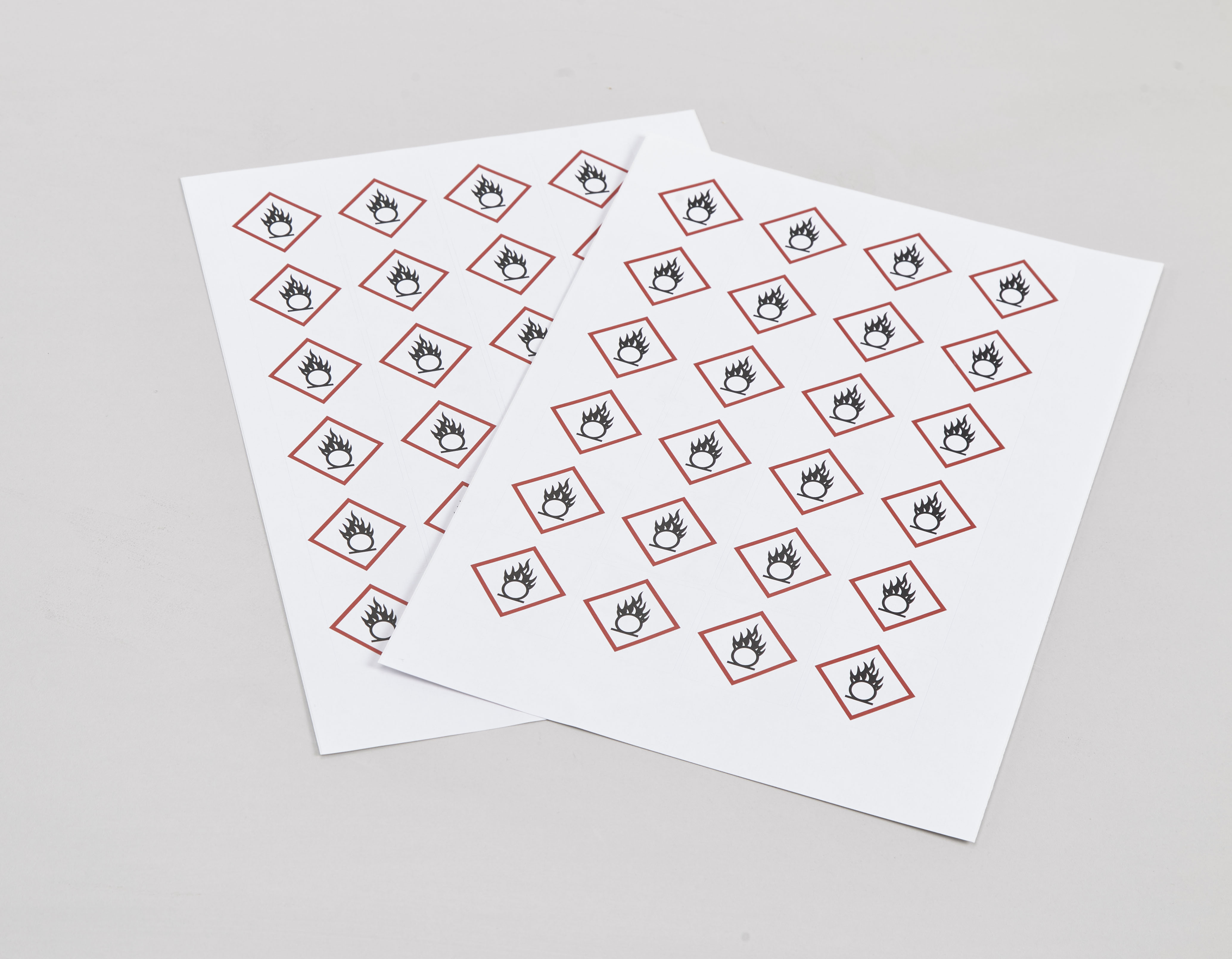 Warning Label - Oxidising