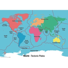 wildgoose Tectonic Plates Map