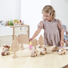 Wooden Tree Set from Hope Education - Pack of 4