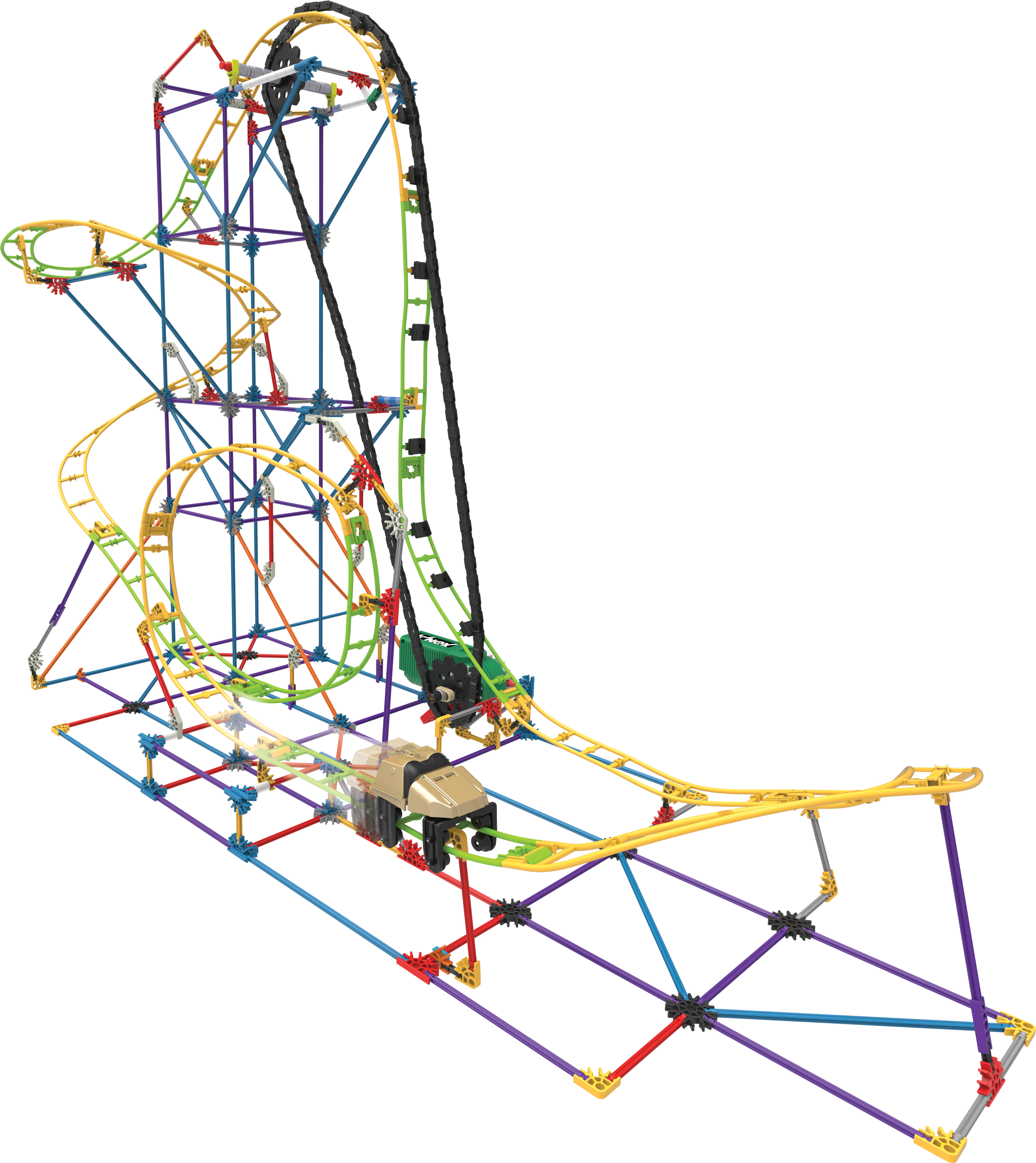 Knex roller shop coaster