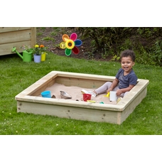 Millhouse Outdoor Low Sandpit with Lid 
