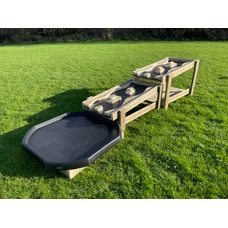 Outdoor Water Chute & Play Tray Table 