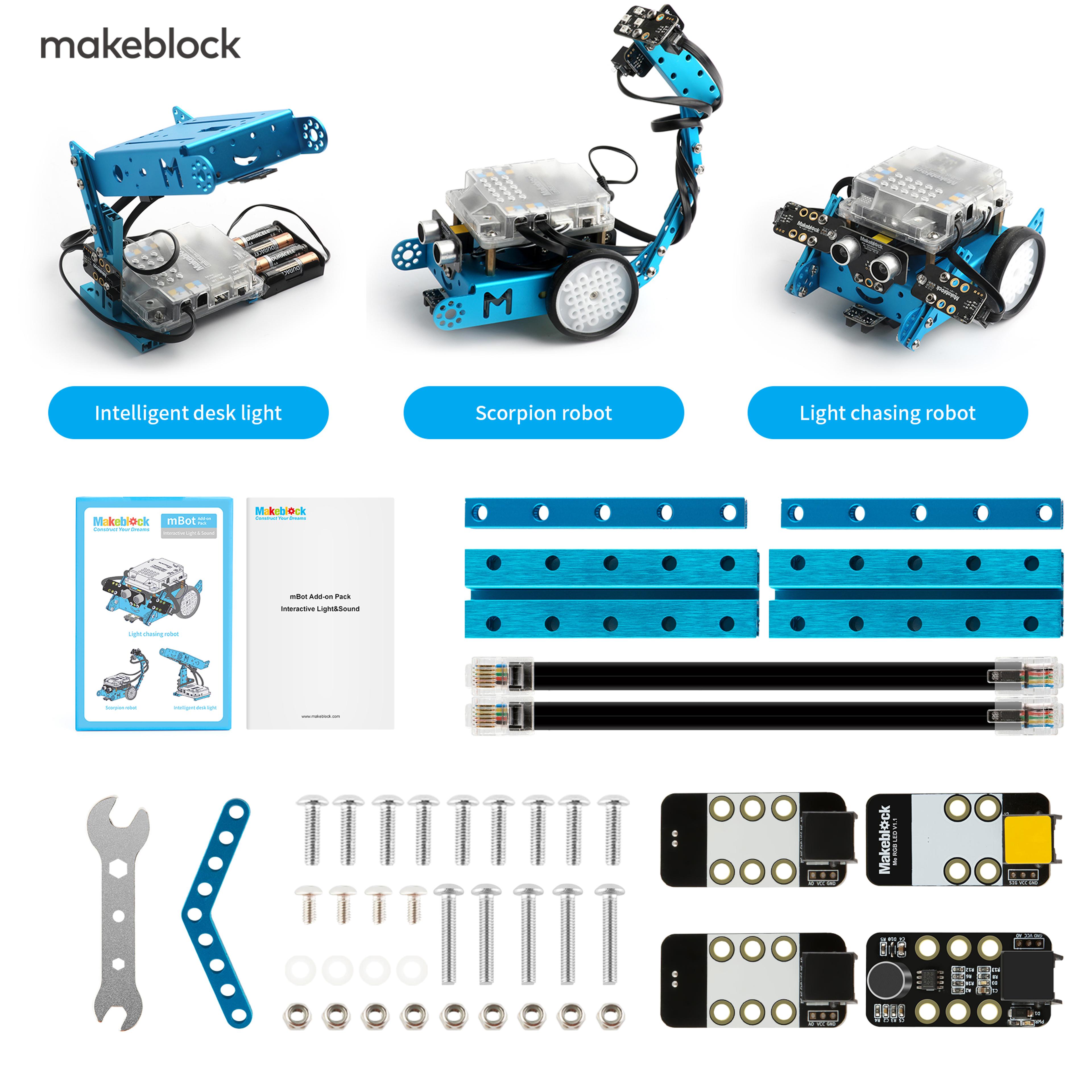 makeblock mBot Add-On Pack - Interactive Light & Sound