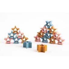 Silicone Stacking Stars from Hope Education - Pack 18