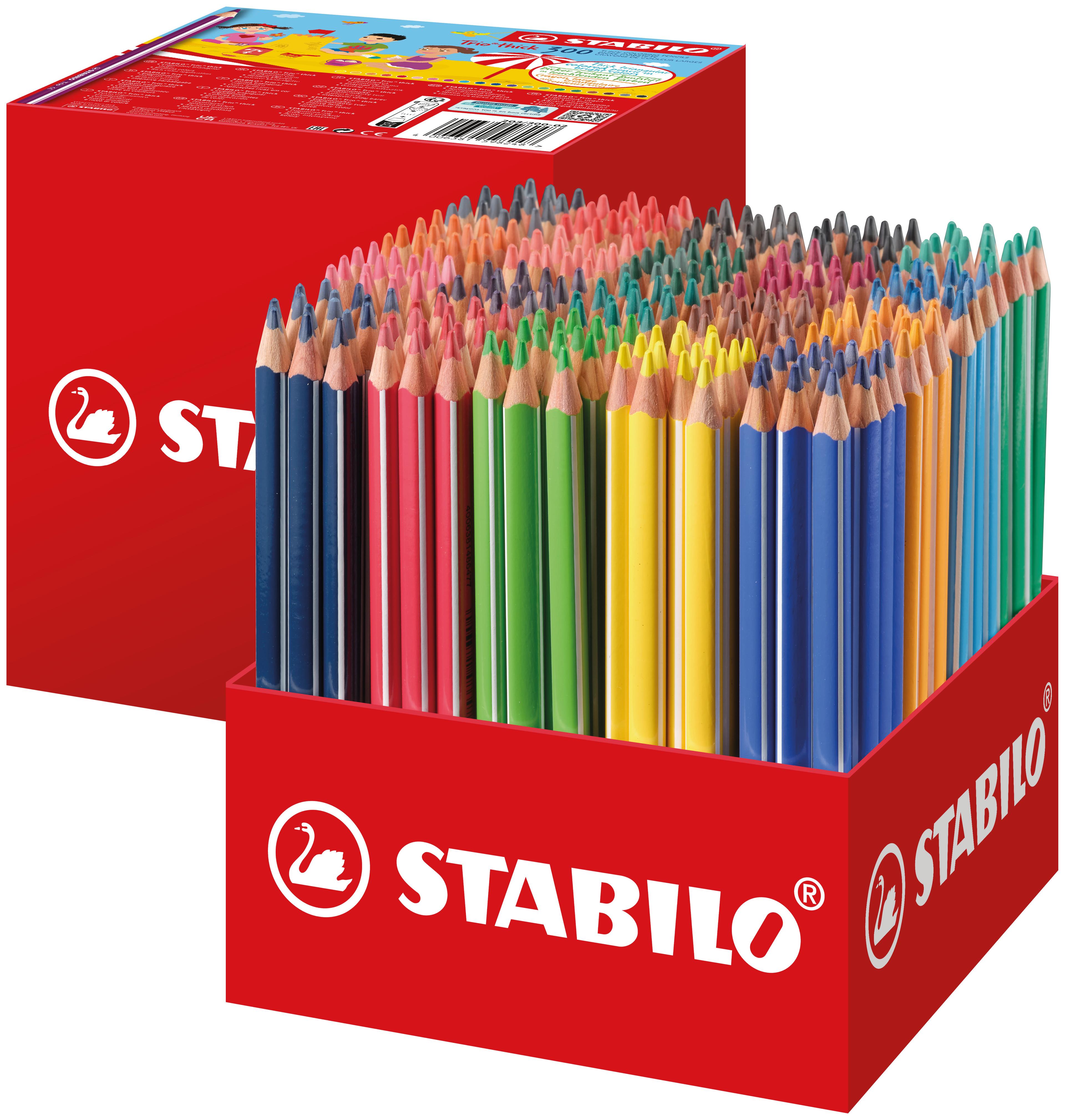 STABILO Trio Triangular Colouring Pencils-  Pack of 300