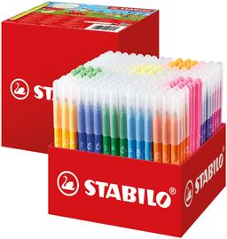 STABILO Trio A-Z - Fibre-Tip Pen with Triangular Grip Zone – Box of 240