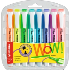 STABILO Swing Highlighters - Assorted - Pack of 8