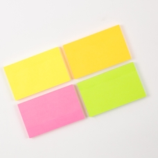  Classmates Sticky Notes - Assorted Neon - 75 x 125mm - Pack of 12 