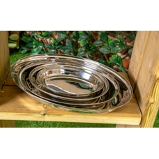 Silver Oval Trays from Hope Education - Pack of 4 