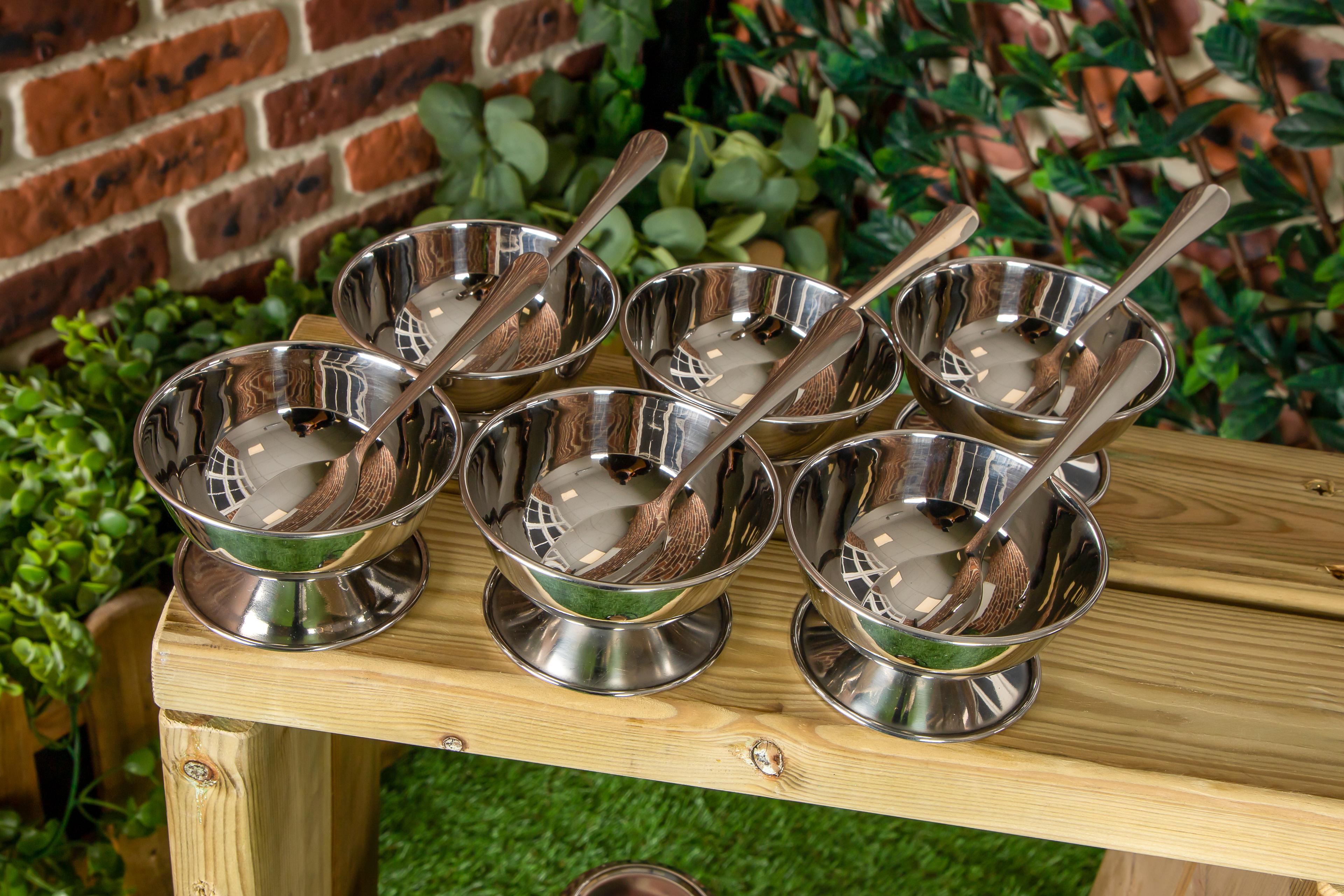 Ice Cream Bowl with Spoon from Hope Education - Set of 6