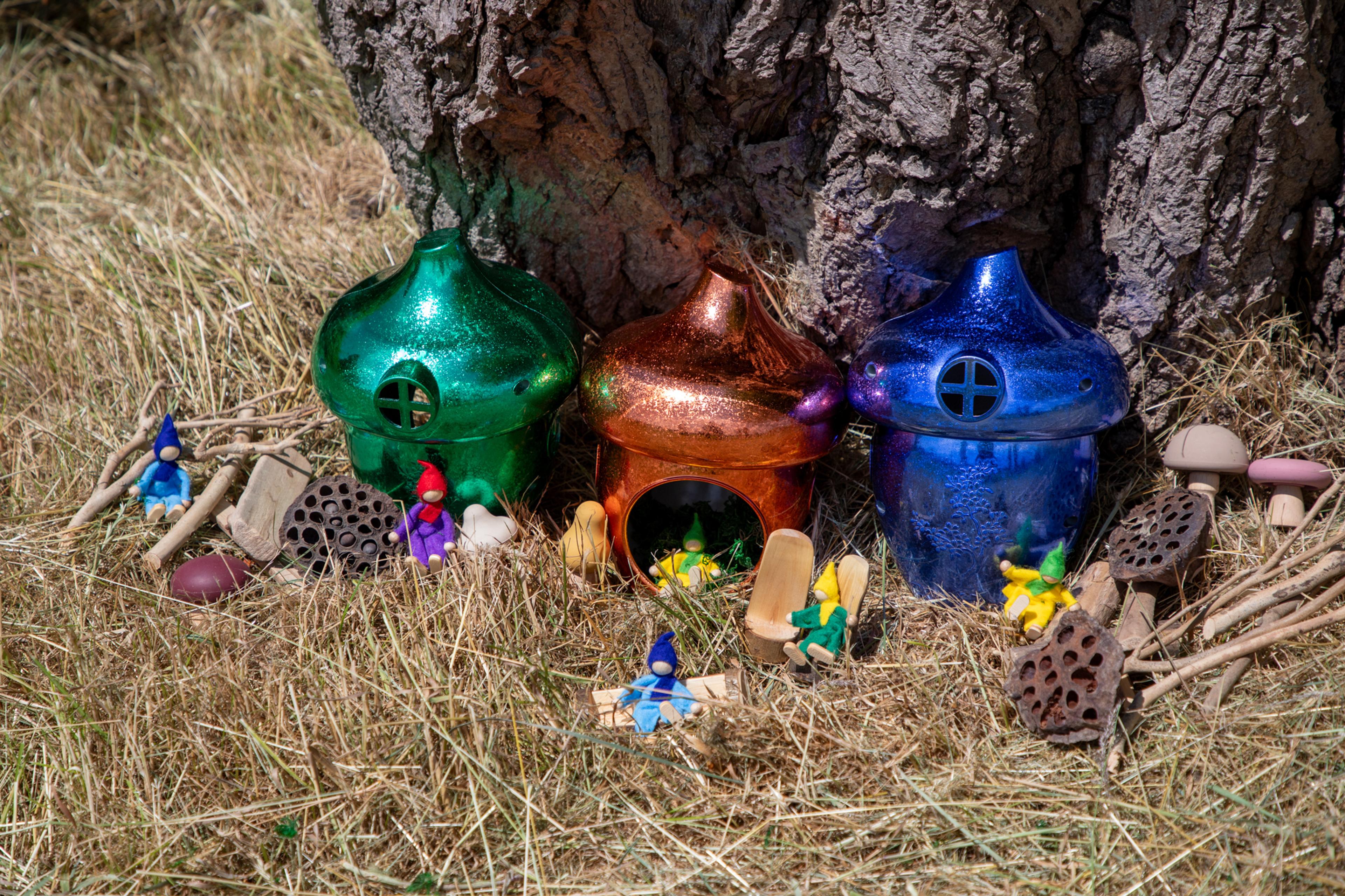 Magical Metallic Acorn Cottages from Hope Education - Pack of 3