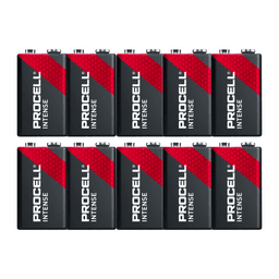 Duracell Procell Intense 9V Batteries - Pack of 10