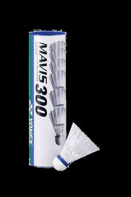Yonex Mavis 300 Shuttlecocks - White - Fast - Tube of 6