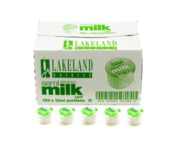 UHT Semi Skimmed Milk Pots 12ml - Pack of 120