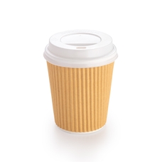 8oz Domed Sip Through Lid White - Pack of 1000