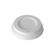 10-20oz Domed Sip Through Lids - White - Pack of 1000