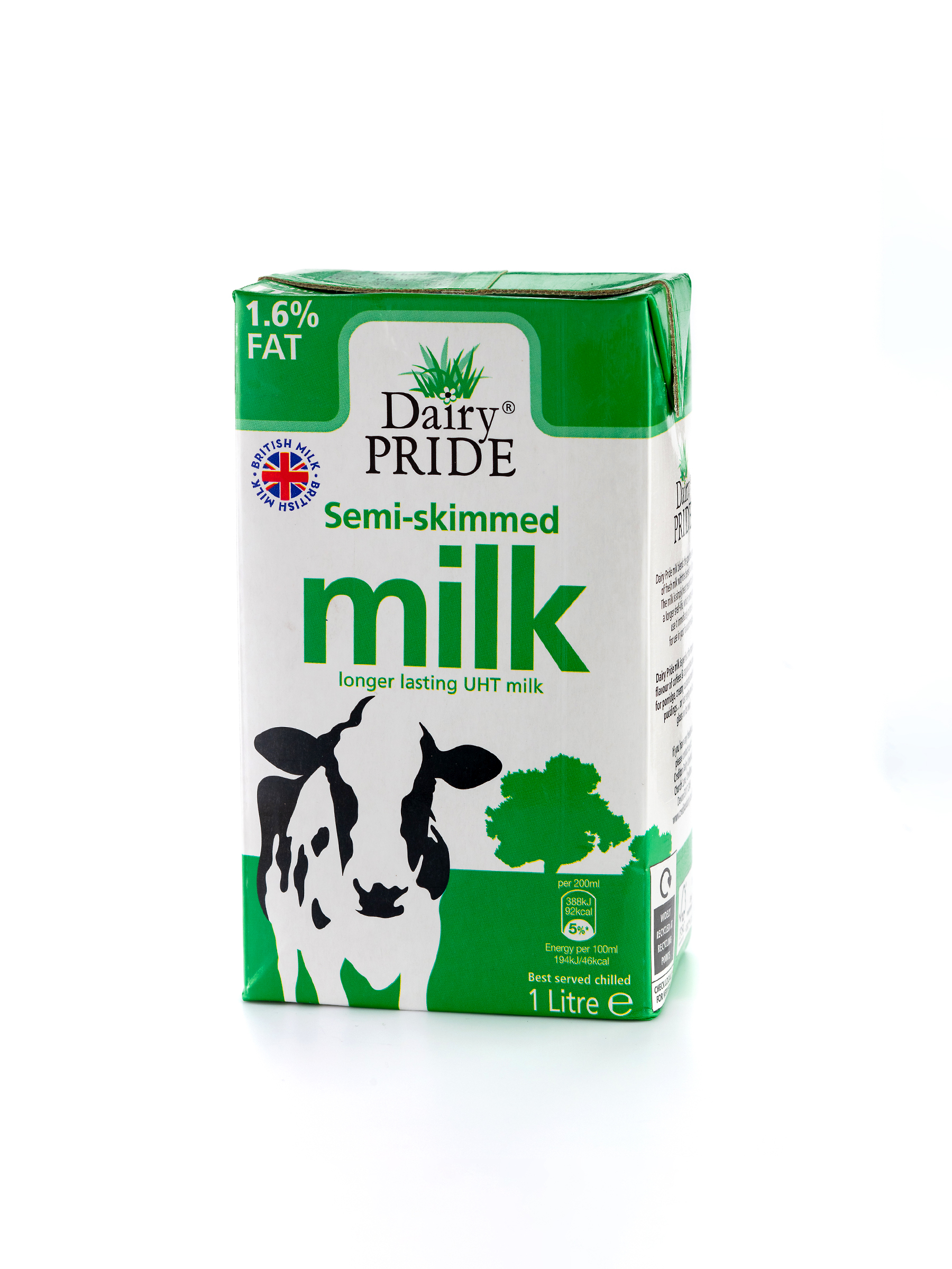 Dairy Pride Uht Semi Skimmed Milk 1L P12