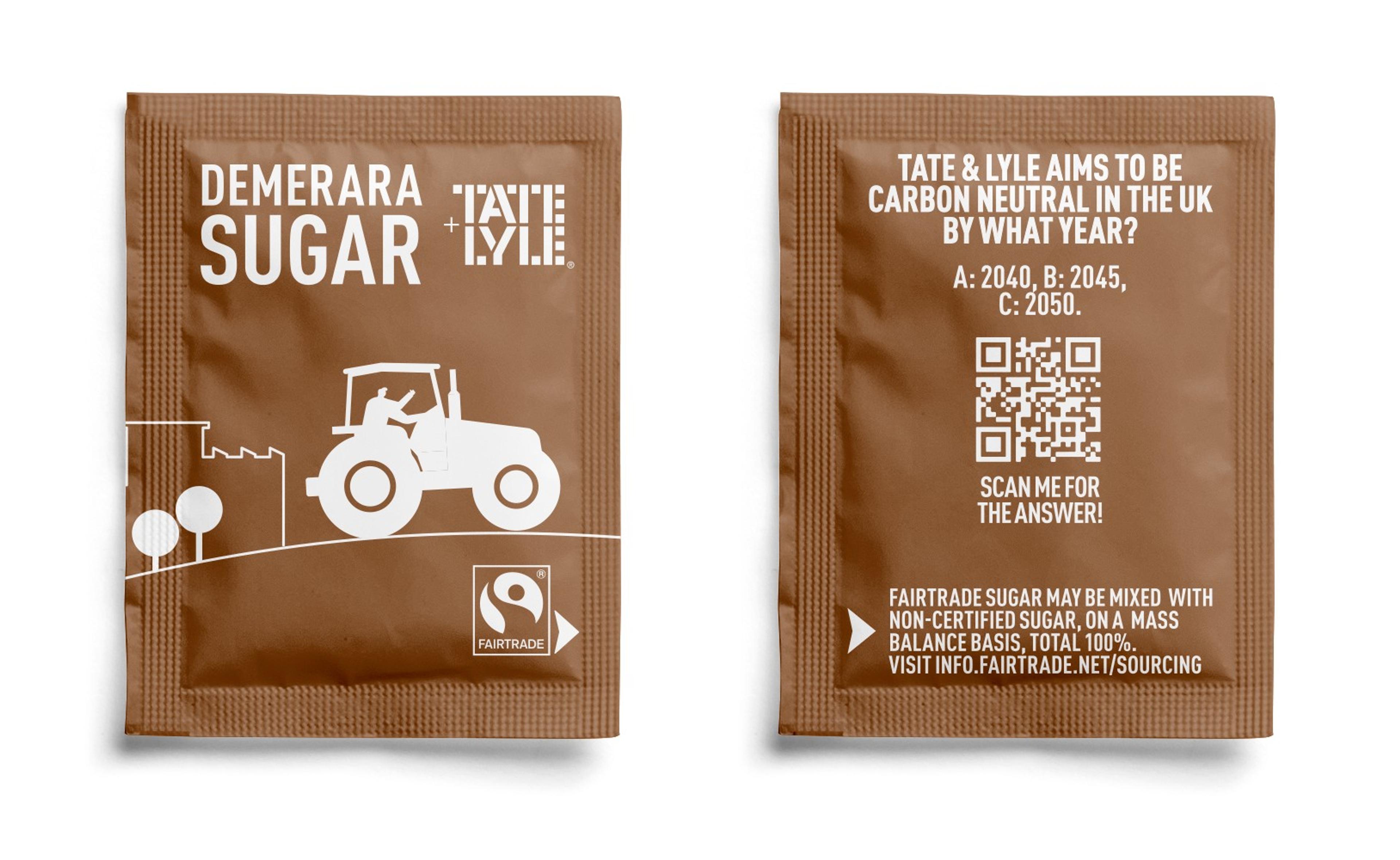 Tate & Lyle Flo Fairtrade Demerara Sugar Sachets - 2g - Pack of 1000