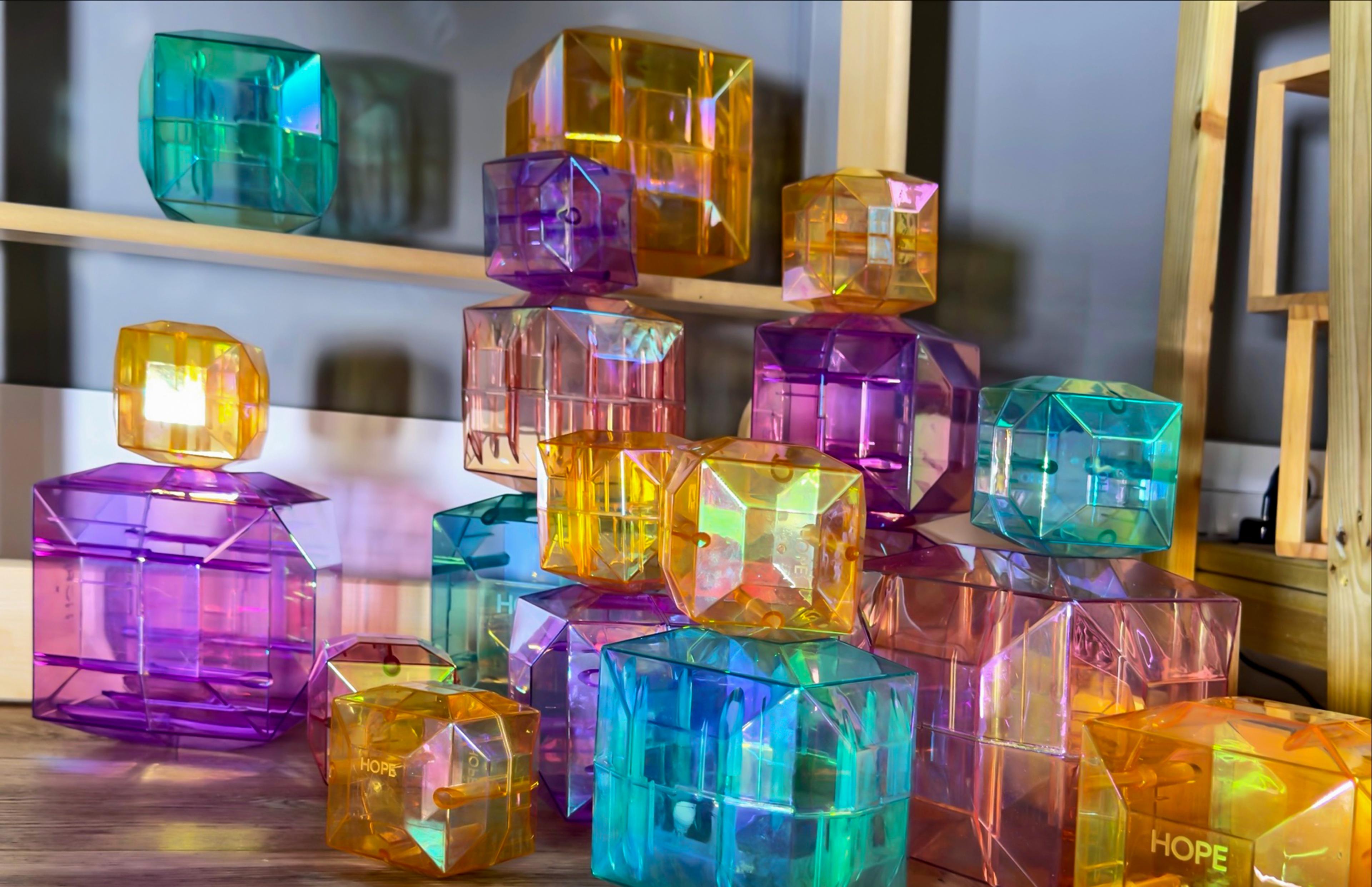 Luminous Facetted Boulders from Hope Education - Pack of 12