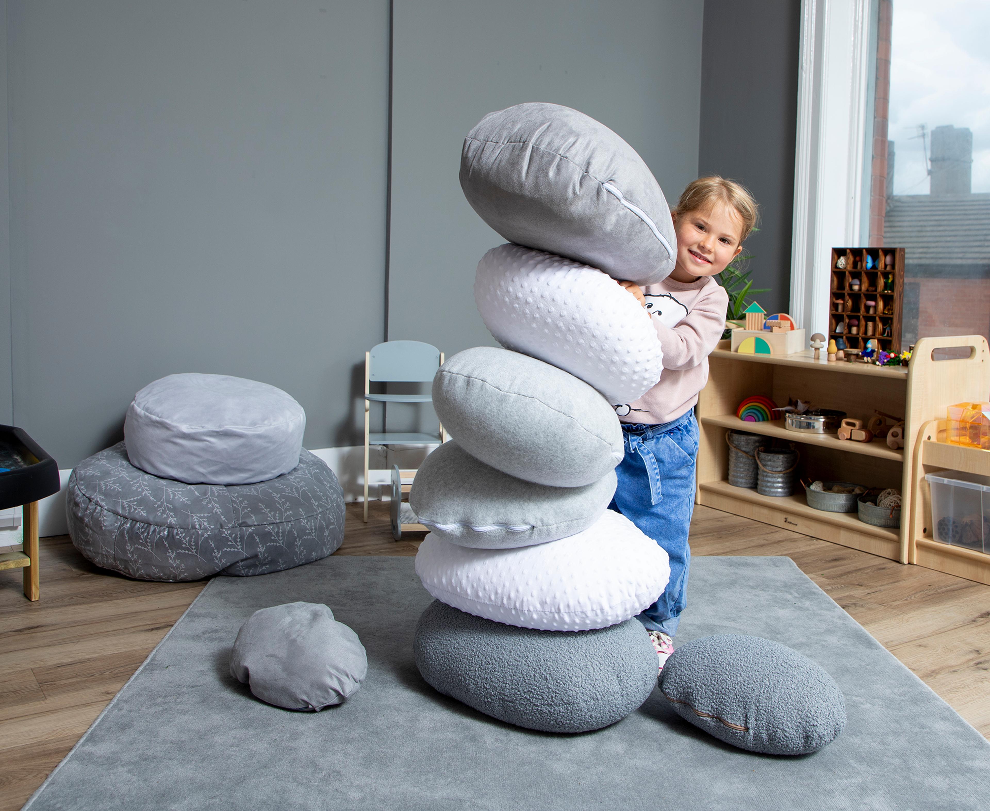Soft Play Sensory Stacking Pebbles from Hope Education - Set of 8 