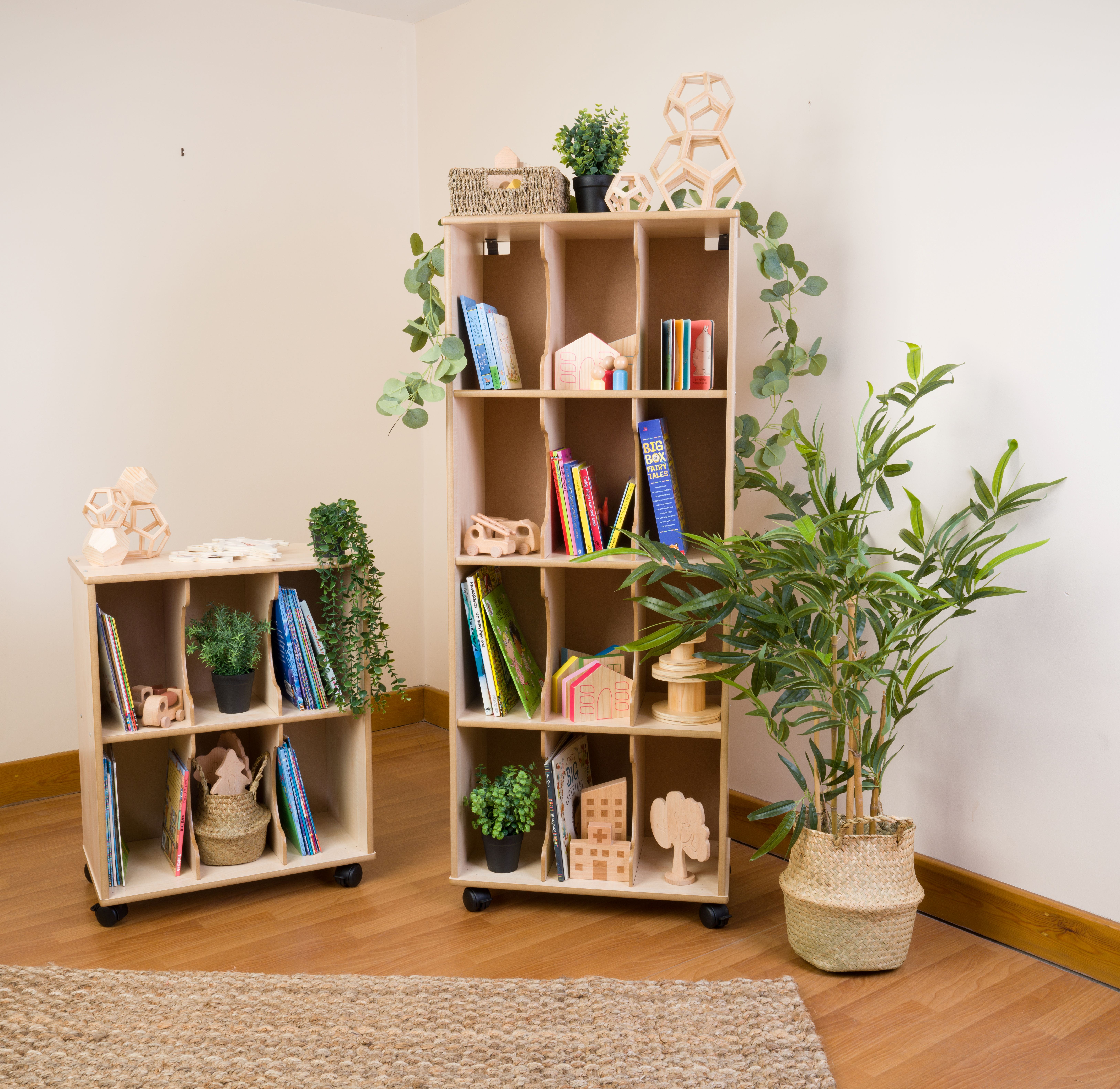 Maple adult modular bookcase