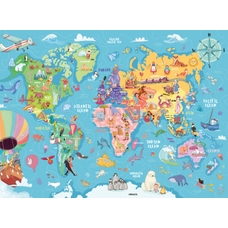 Map of the World XXL 100 Pc 