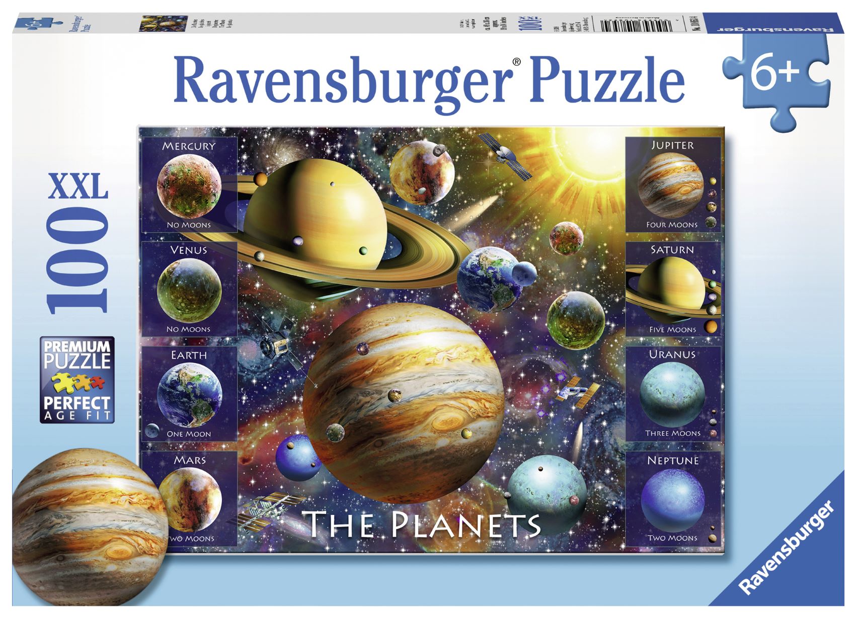 Ravensburger The Planets XXL Jigsaw - 100 Piece | HP00054297 | Hope