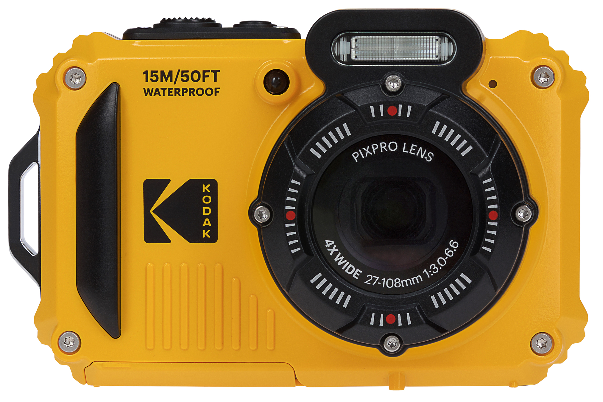 KODAK Camera PIXPRO WPZ2 with Bag and 32GB MicroSD Card - Yellow