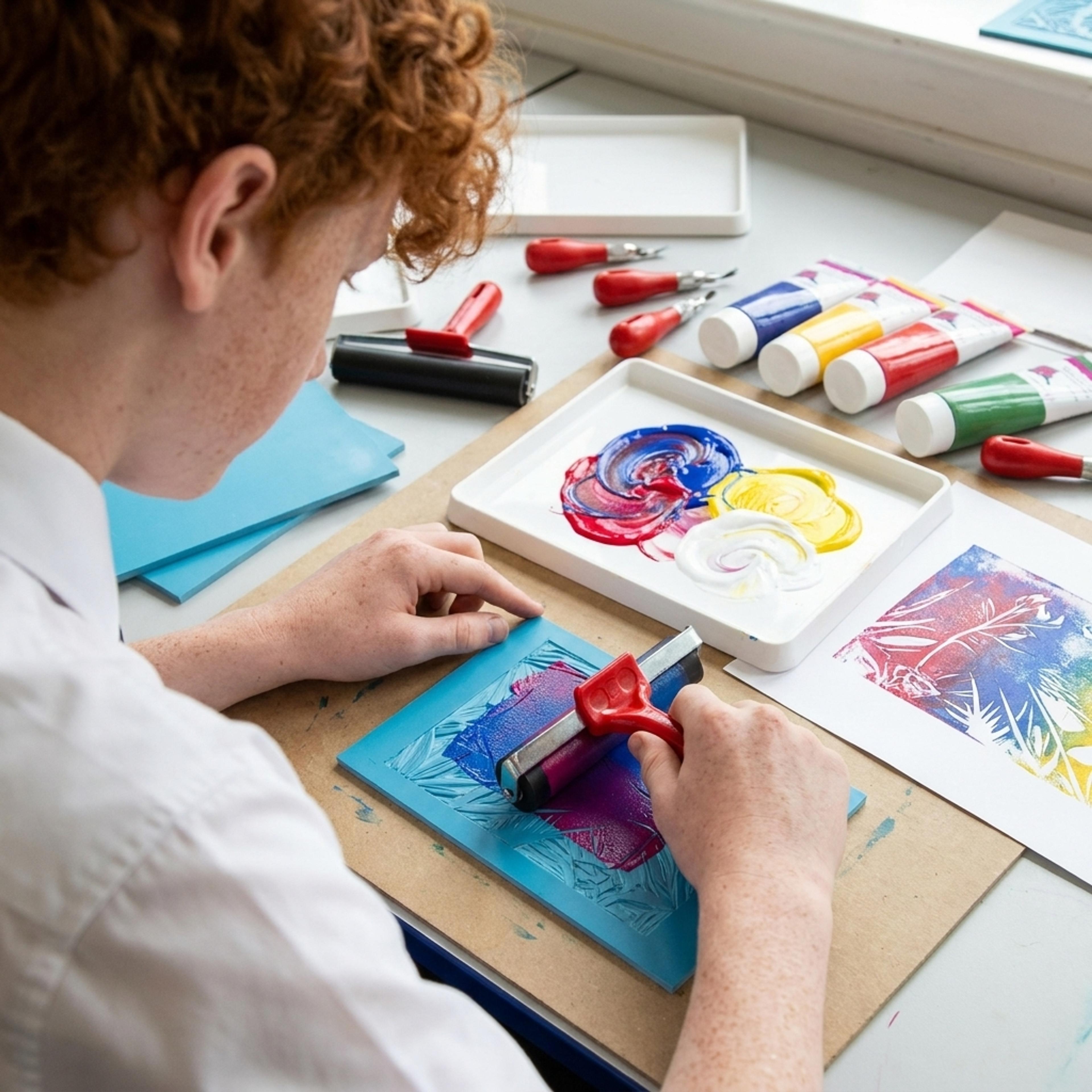 Specialist Crafts Easy Cut Lino Printing Class Pack