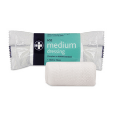 Medium HSE Dressing 12cm x 12cm Sterile - Pack of 10