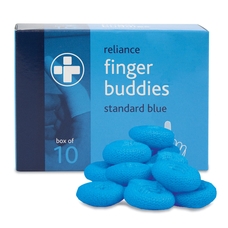 Finger Buddies Blue Standard - Pack of 10