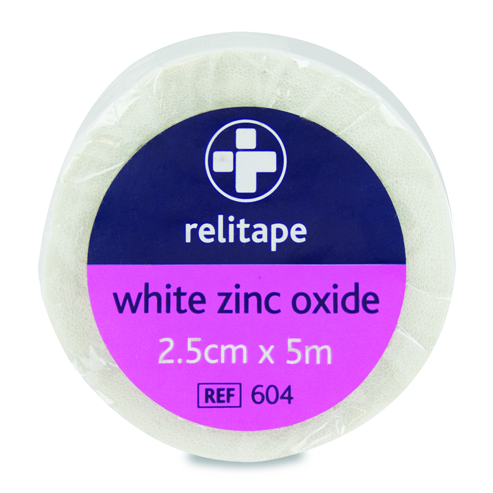 Relitape Zinc Oxide Tape - 2.5cm x 5m