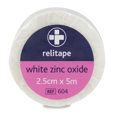 Relitape Zinc Oxide Tape - 2.5cm x 5m