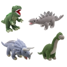 Knitted Dinosaurs - Pack of 4