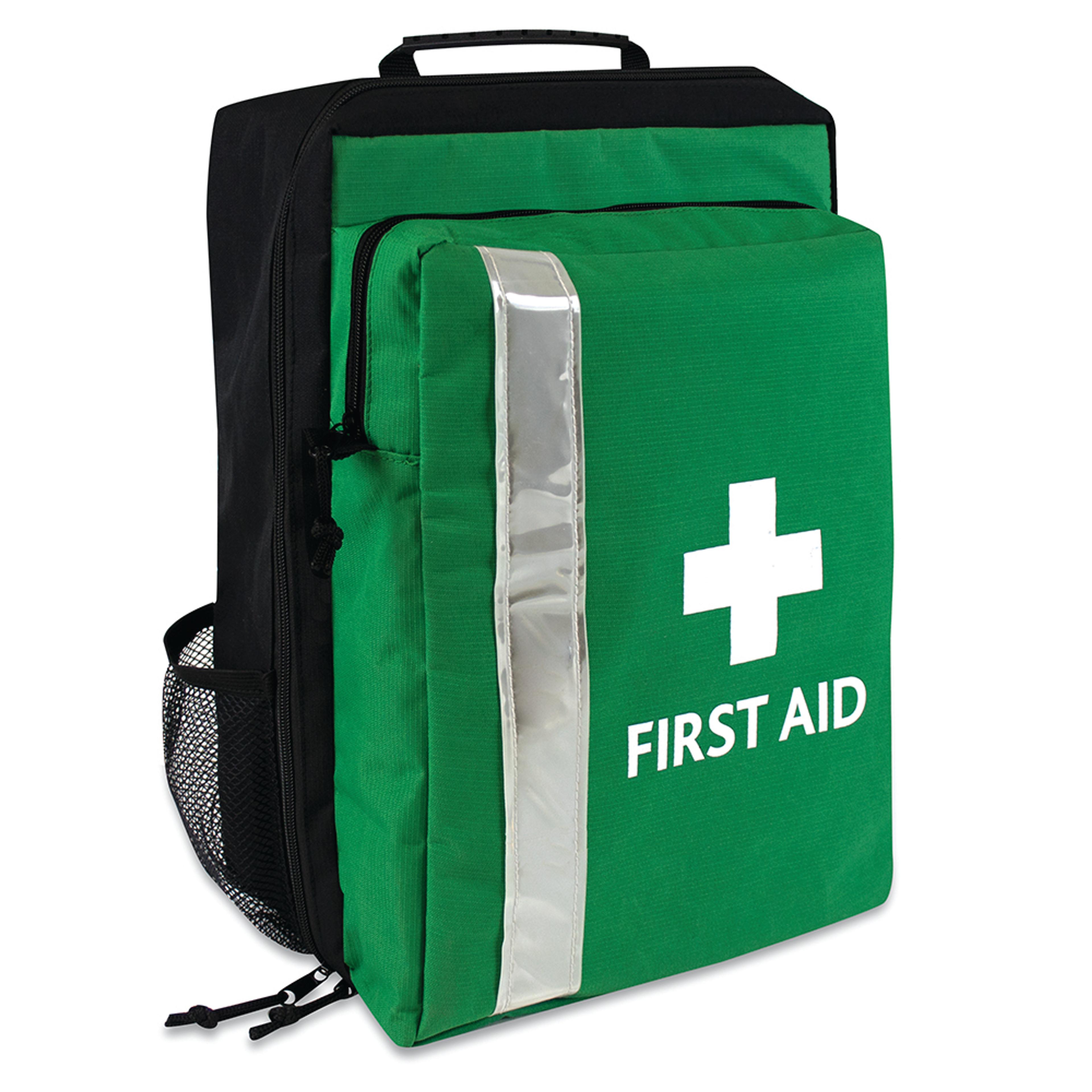 BS8599-1 School Trip Kit in Green Rucksack