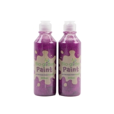 Bio-glitter Paint - Purple - 300ml - Pack of 2