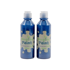 Bio-glitter Paint - Blue - 300ml - Pack of 2