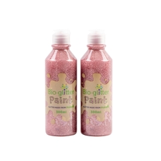 Bio-glitter Paint - Pink - 300ml - Pack of 2